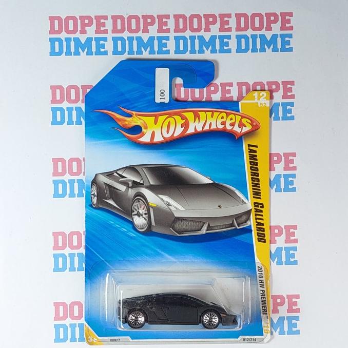 Hot Wheels Lamborghini Gallardo Matte Black