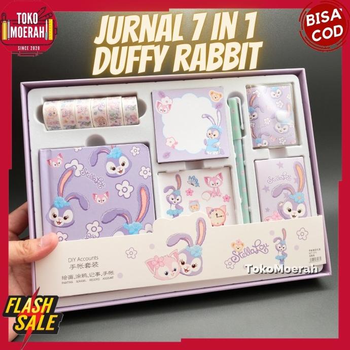 

JURNAL 7 IN 1 DUFFY RABBIT PAKET ALAT TULIS JURNAL 7 IN 1 BUKU DIARY