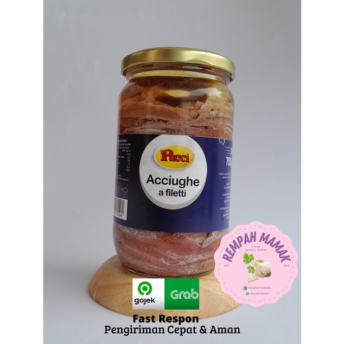 

Anchovy 700gram from Italy / Anchovies Fillet Pucci