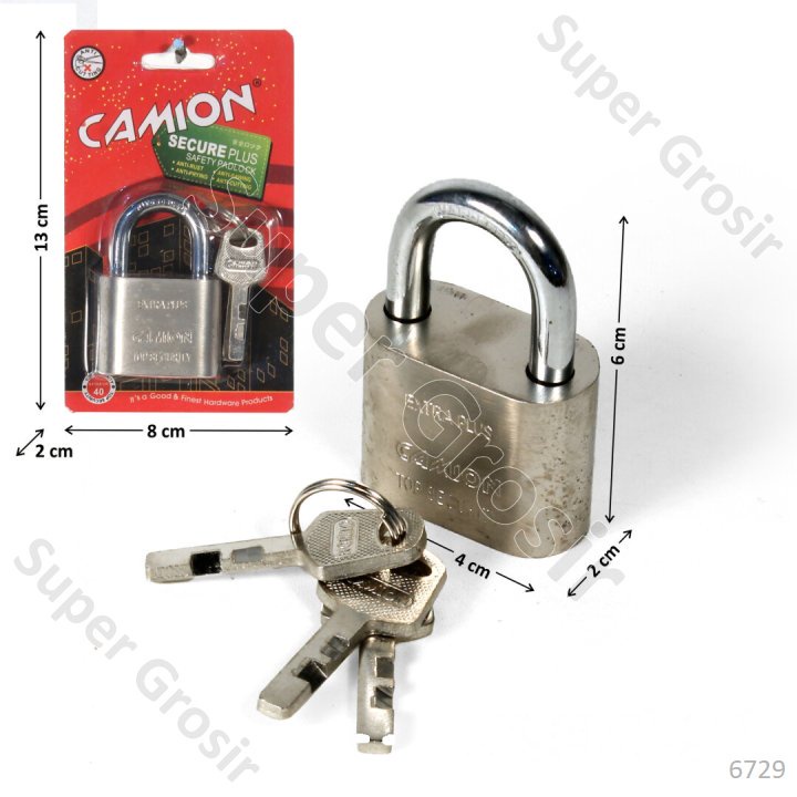 Gembok Pintu/Gembok Rumah/Gembok Pagar/Gembok Gerbang/PadLock/Gembok_Pendek 40 Camion