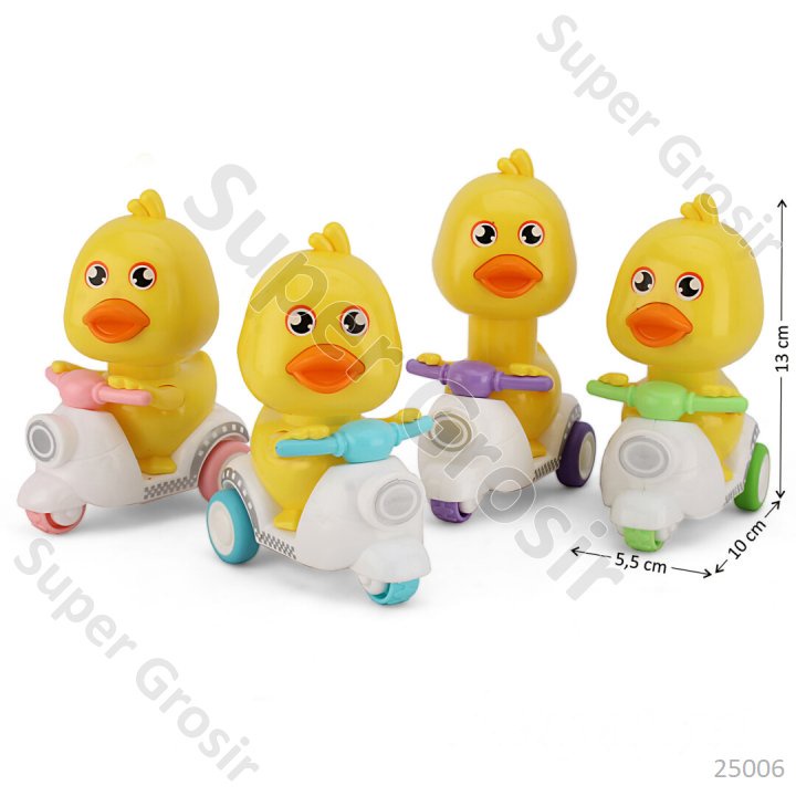 Mainan anak Press and Go Mainan Tekan Jalan Pencet Jalan Bebek jalan mobil balapan dinosaurus