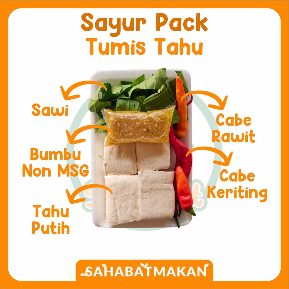

Paket Tumis Tahu - Sayur Pack / Sayur Prep / Sayur Instant Â€” Sahabat Makan Sayur Jogja