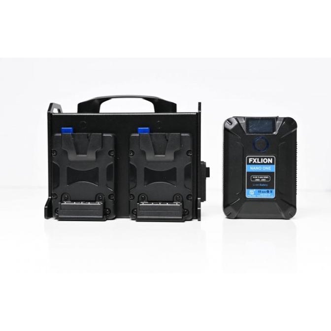 Fxlion Nano One Bundle - Nano One 4X + Charger V-Mount Mini + Case