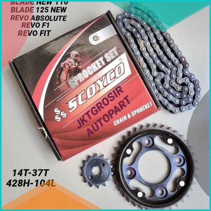 GEAR GIR SET PAKET REVO ABSOLUTE NEW-FIT-REVO 110 PGM F1-BLADE NEW F1