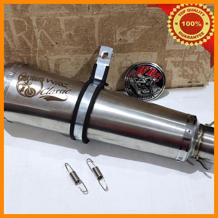 (WRC) SILINCER KNALPOT CUSTOM RACING WRC CLASSIC ALPUKAT STAINLESS JAPSTYLE