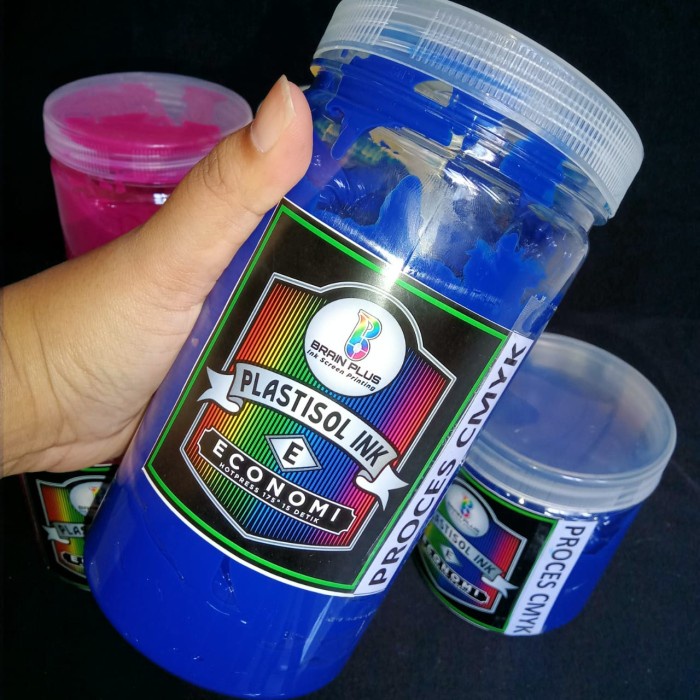 Promo Tinta Sablon Plastisol Proces Cmyk 1 Kg