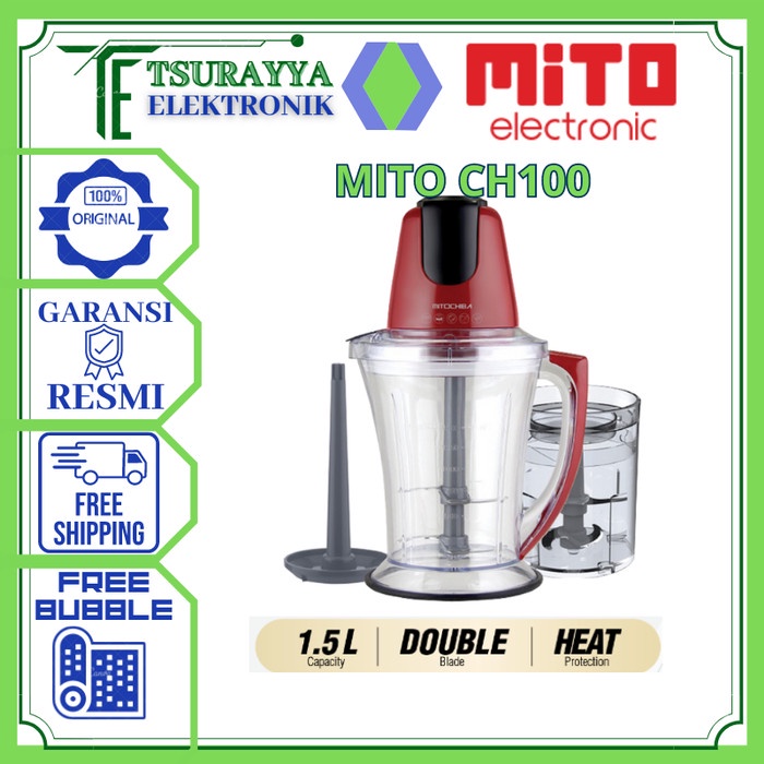 MITO Chopper CH 100 / CH-100 / CH100 1.5 Liter Processor mitochiba