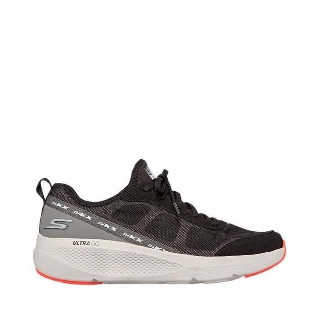 Skechers GOrun Elevate - Accelerate Men's Running Shoes - Black Grey