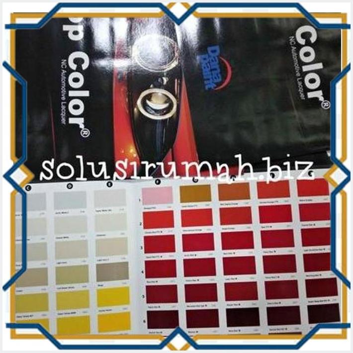 [VBP] KATALOG WARNA DANAPAINT TOPCOLOR TOP COLOR 4 LEMBAR