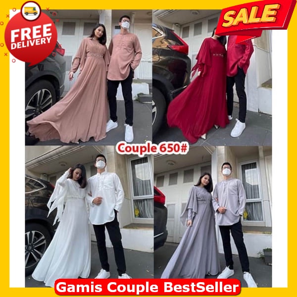 Gamus Kopel Raya Pasutri Murah Impor Baju Couple Pasangan Lebaran 2024 Gsmis Pengajian Jumbo Ld 140 