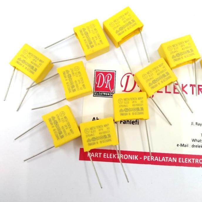 Baru Kapasitor kotak MKM MKP 0,22uf 0,22 uf 275v 275 volt 275volt Capasitor dre3 Segera Beli