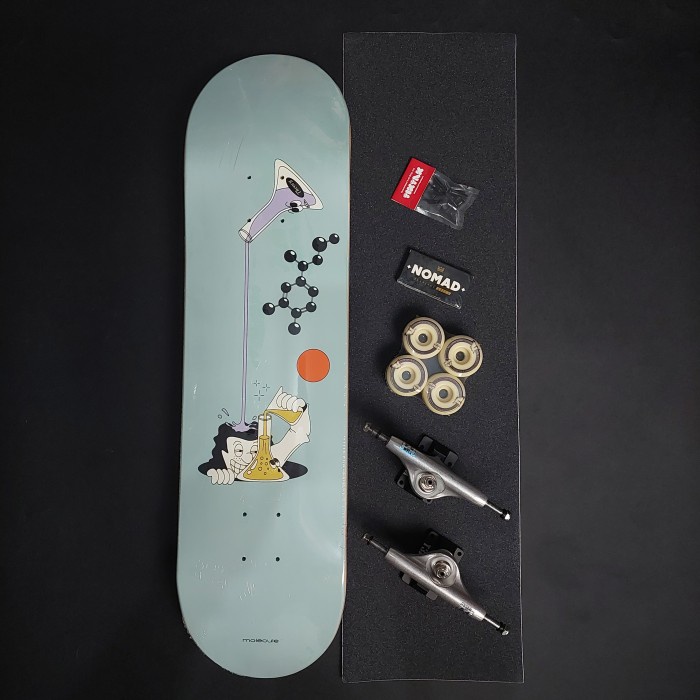 [Original] Skateboard Fullset Option Molecule Berkualitas