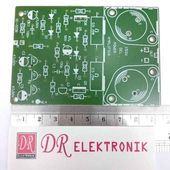 Terbaru PCB Power ampli amplifier OCL 150w 150 watt wat mono Ronica SC-022B dre3 Murah