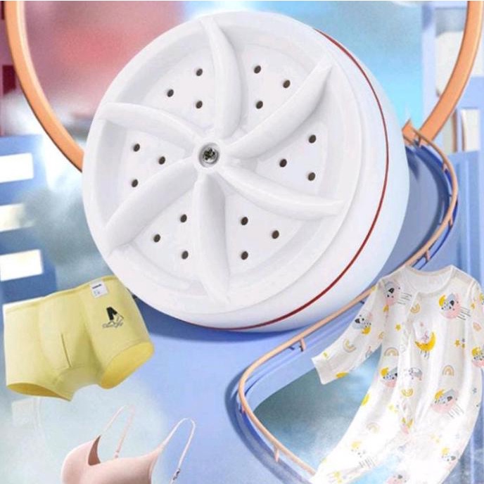 Alat Mesin Cuci Baju Portable Mini USB / Alat Cuci Baju Kuas Pakaian