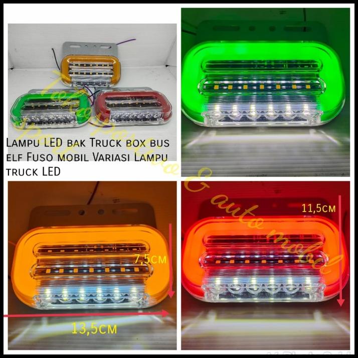 DISKON LAMPU LED BAK TRUCK BOX ELF FUSO 24V LED TRUK MOBIL VARIASI LAMPU TRUK !!!