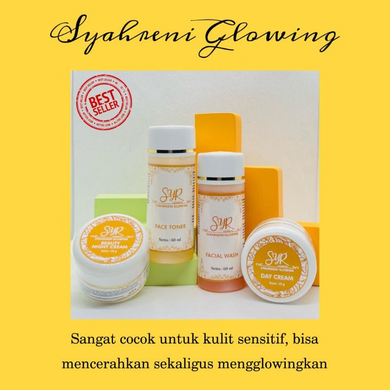 SYR GLOWING PAKET SUPER/CREAMWAJAH/CREAMGLOWING/CREAMSEMUAKELUHAN