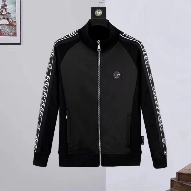 jaket bomber philipp plein pria jacket pp cowok sleting zipper terlaris