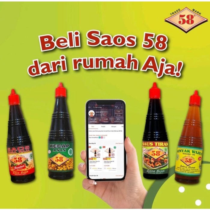 

Paket Wati 275Ml (Minyak Wijen. Kecap Asin, Saus Tiram, Kecap Ikan)
