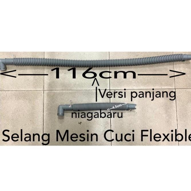 Selang Pembuangan Drain Hose Mesin Cuci Flexible Universal