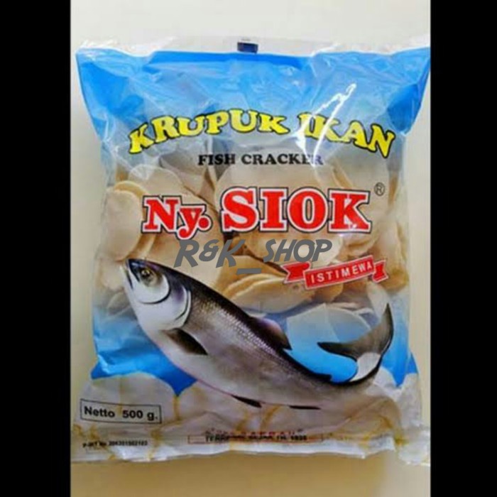 

Kerupuk - Kerupuk Ikan Nyonya Siok 500Gr