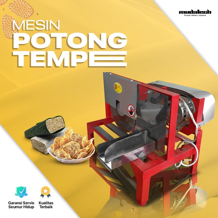 Keripik - Mesin Potong Keripik Tempe Sagu Alat Pemotong Iris Kripik Tempe