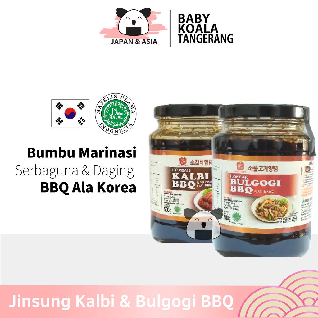 

Jinsung Bbq Korean Kalbi & Buogi Marinasi Sauce 500 G Galbi Marinade