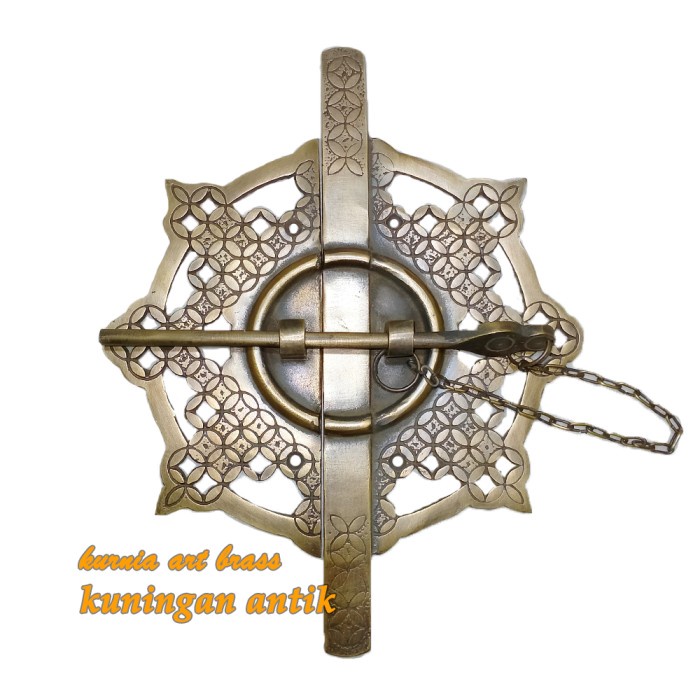 Kunci Pintu/Grendel Pintu Kuningan Antik