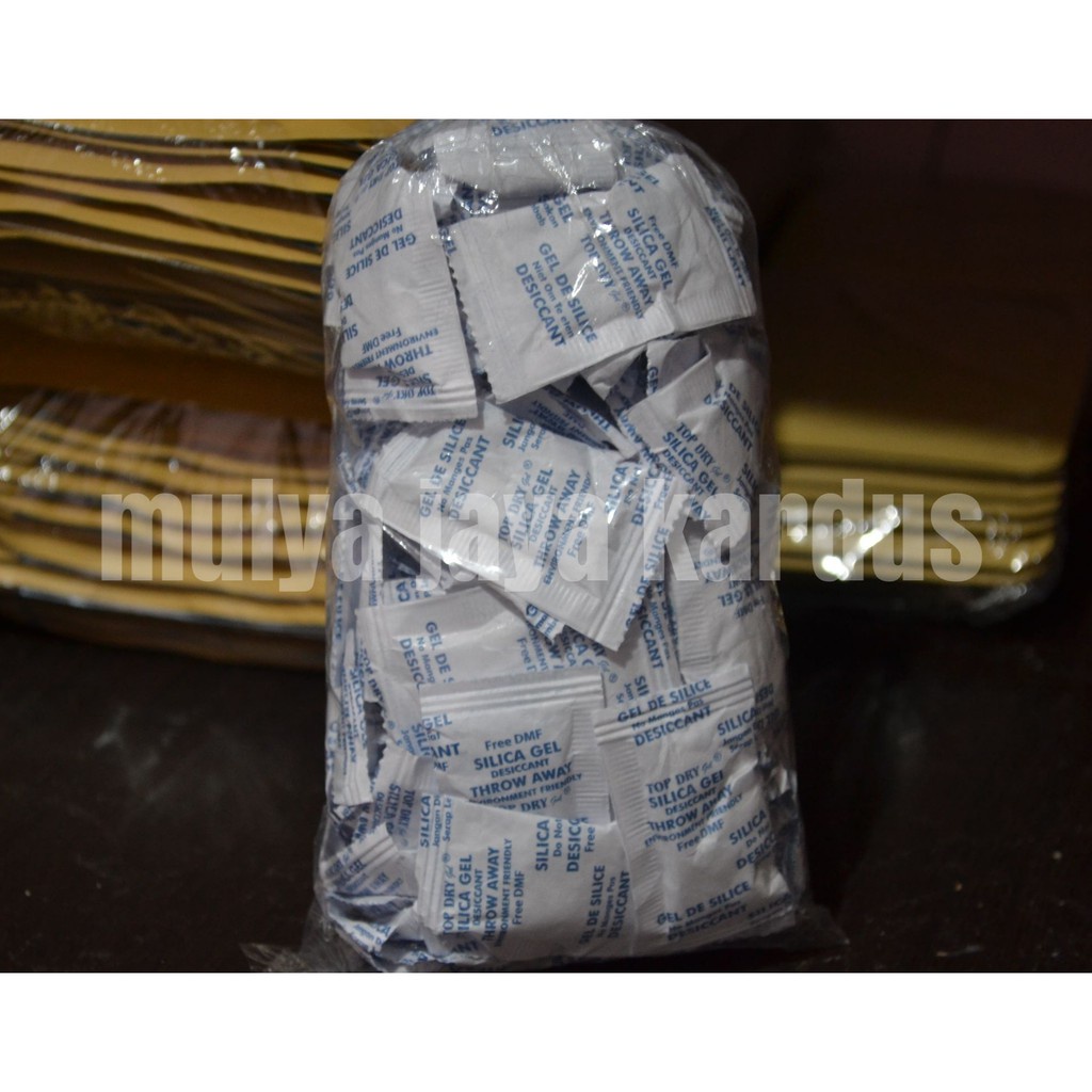 Silica Gel Butir Silica Food Grade Pengawet Makanan Snack Kue Kering 1 Gram