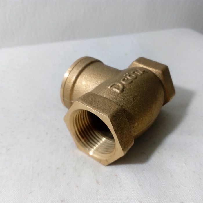 Check Valve 1/2" Inch Kuningan Tabok Klep Swing 1/2" In Dcota Original