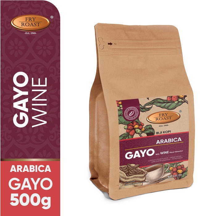 

Kopi Arabica Gayo Wine Process 500 Gr Biji/Bubuk