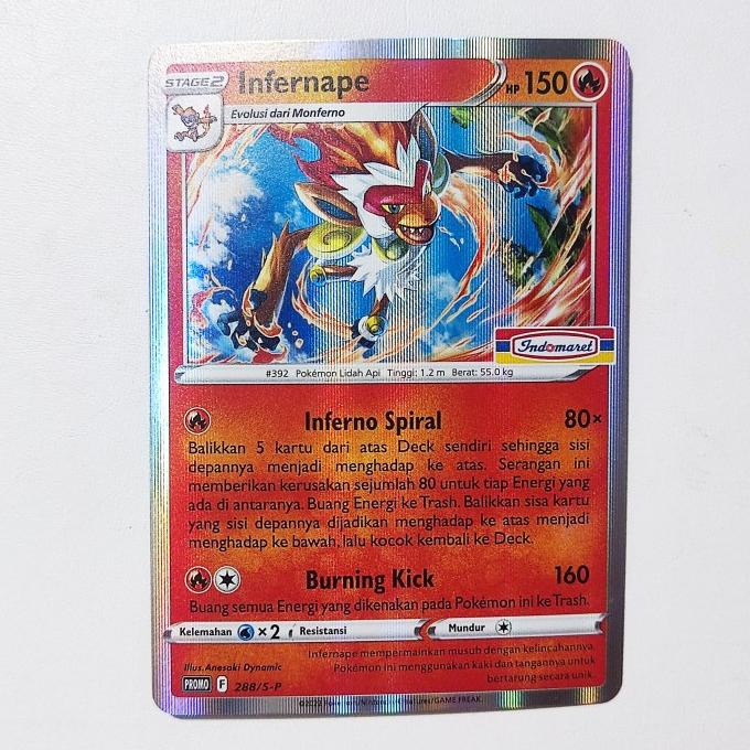 Infernape 288/S-P Foil Promo Indomaret - Kartu Pokemon Indonesia