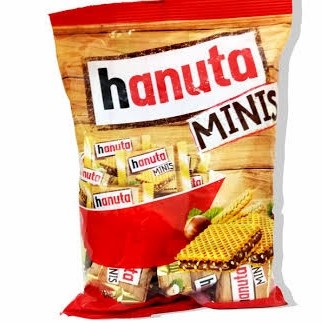 

Biskuit Wafer - Hanuta Minis Haselnusd Schnitte 200 Gr / Wafer Mini / Biskuit