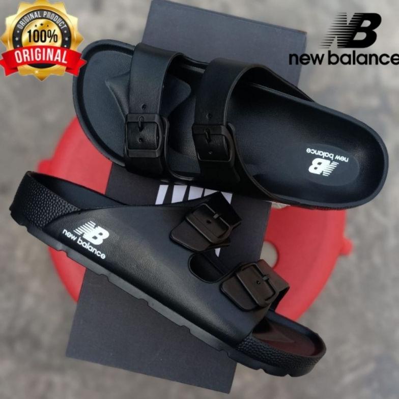 [MDS] SANDAL SLIDE SELOP NEW BALANCE ORIGINAL ANTI SLIP ANTI PUTUS EMPUK / SANDAL SLOP NEW BALANCE O