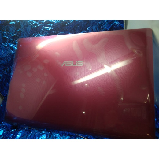 Frame case atas laptop Asus K43E pink