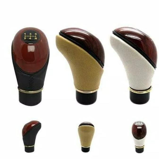 Gear/Shift knob Motif Kayu mobil innova grand Berkualitas