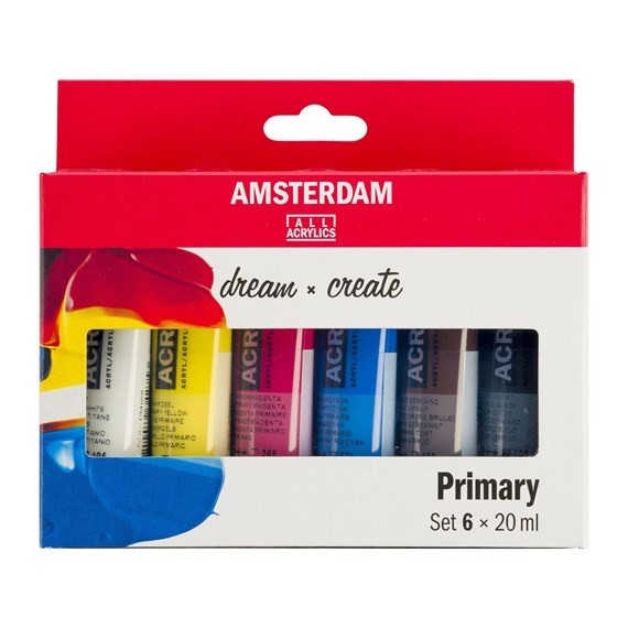 

Terbaru Amsterdam Acrylics Primary Set - 6 X 20 Ml Promo Terlaris