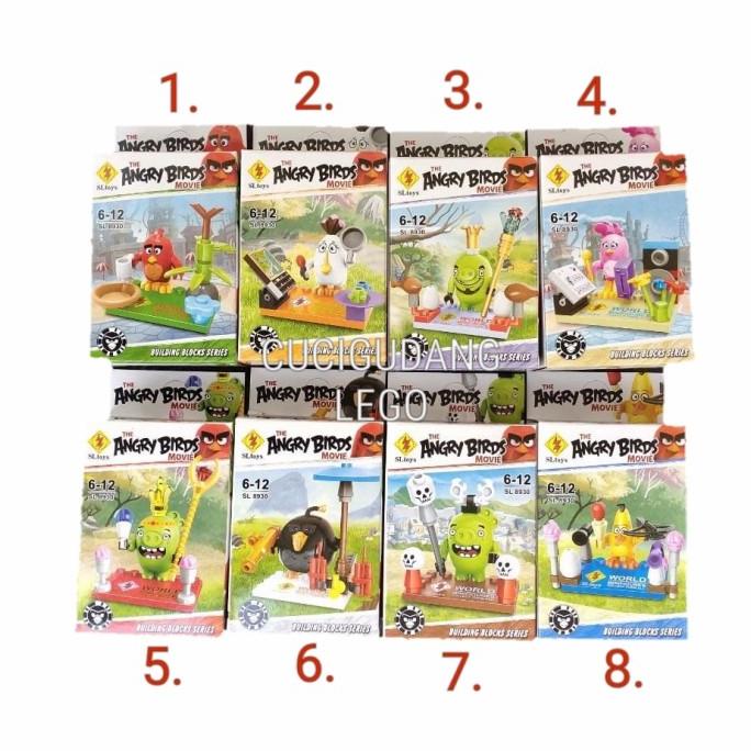 Mainan Bricks Block SL Toys Angry Bird Birds Minifigure