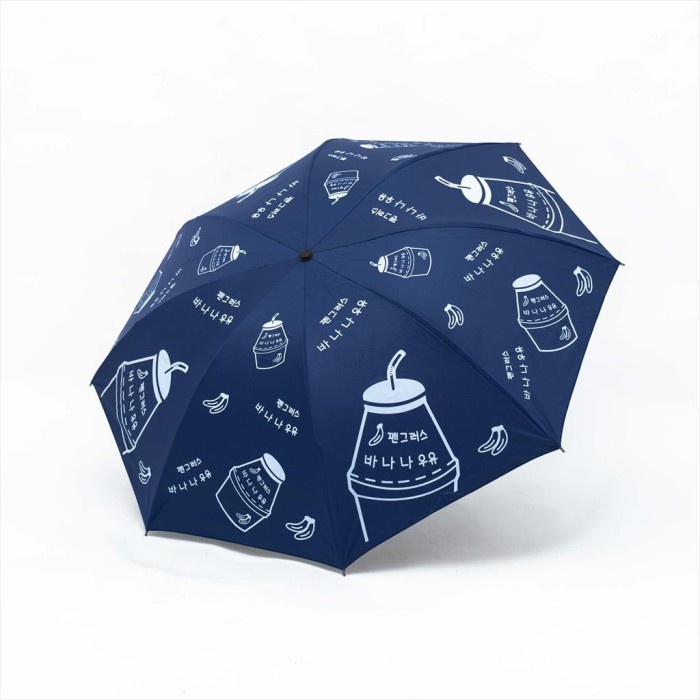 PAYUNG LIPAT BANANA MILK KOREA LAPIS HITAM ANTI UV GRC L05 IMPORT ORIGINAL