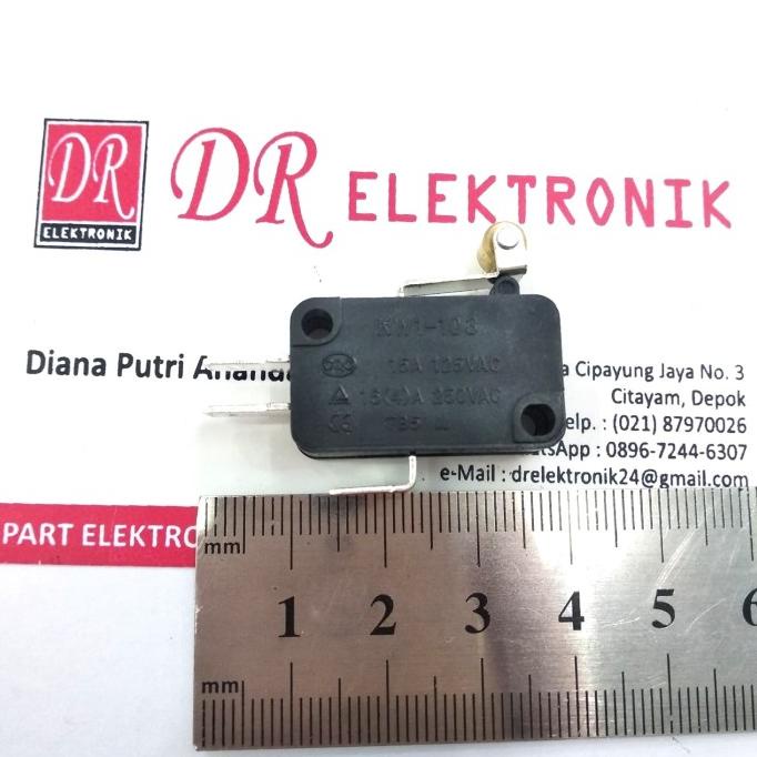 

Saklar Limit Switch OMRON 15a 1/2HP 125 250vac roda pas body badan dre3 Segera Beli