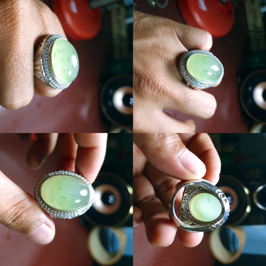 BATU CINCIN ICEJADE LUMUT TOTOL HIJAU SUPER BATU LUMUT ACEH NO36