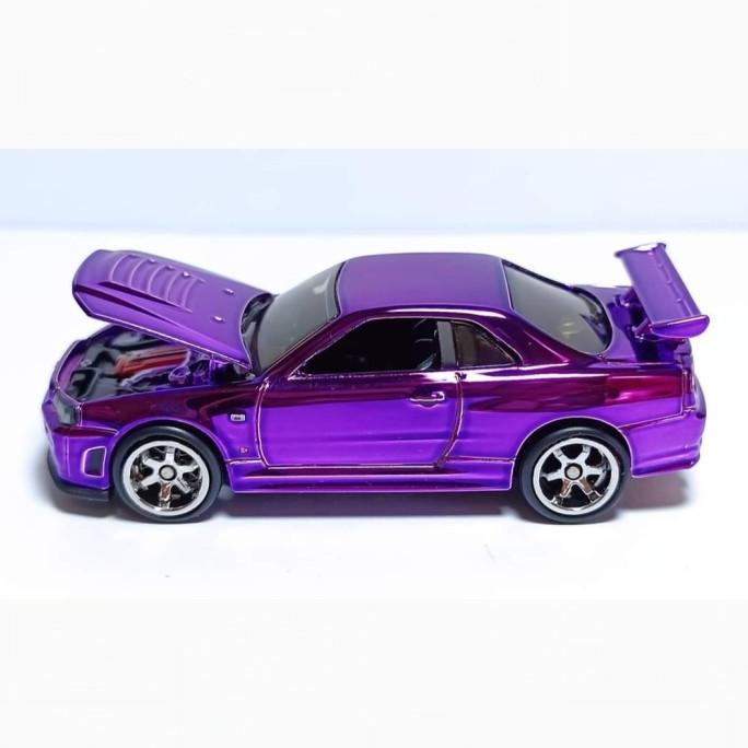 Hotwheels Hot Wheels RLC SKYLINE R34 UNGU PURPLE LOOSE NEW  Terbaru