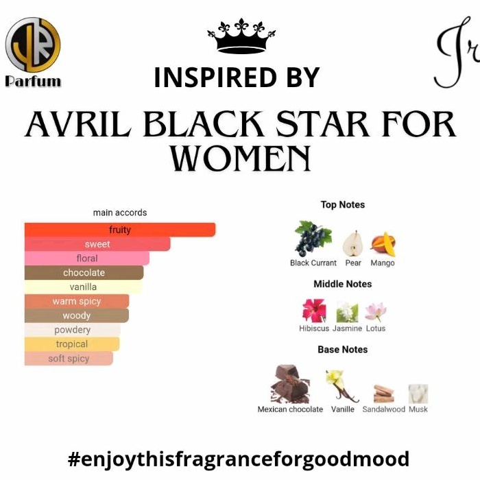 Jr Parfum - Avril Black Star for Women