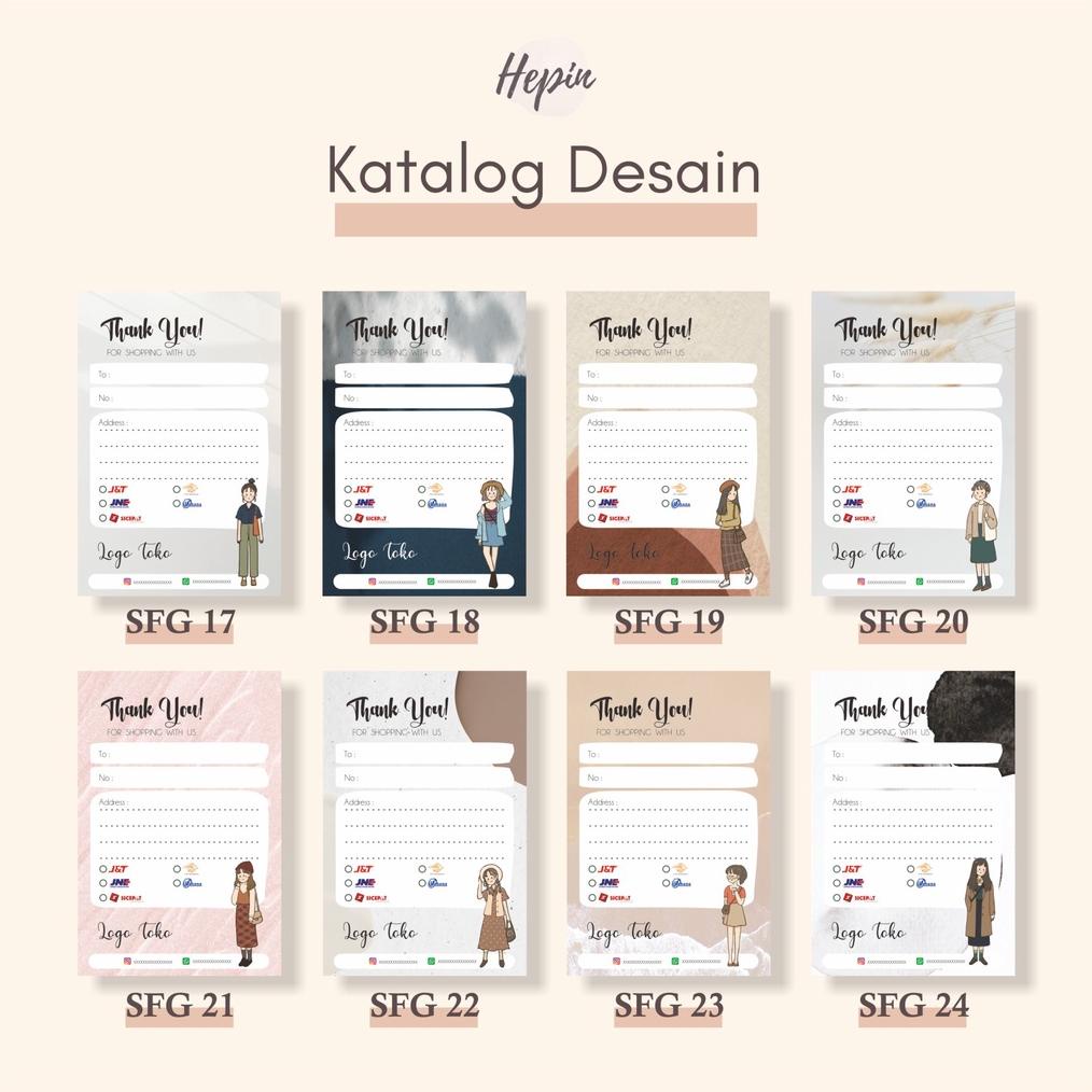 

stiker label pengiriman edisi FASHION GIRL/cetak stiker pengiriman murah/stiker label murah