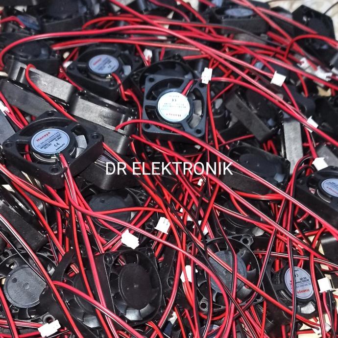 Baru SOKET + Kipas Fan Hanaya 12v DC 4cm 4010DC 4x4x1 bagus molex dre3 Diminati Banget