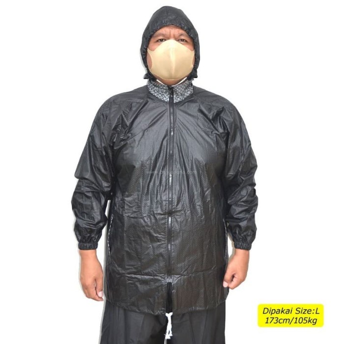 Jaket Sauna Roduta Runblack (Jaket Saja)