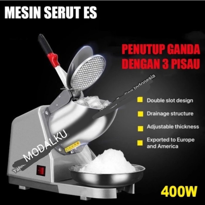 ICE SMASTING MACHINE MESIN SERUT ES BATU PENGHALUS ES lISTRIK