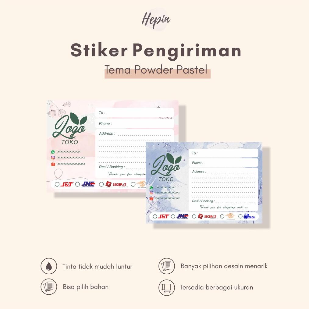 

Stiker Alamat Olshop Tema POWDER PASTEL - Stiker Resi Pengiriman Online Shop