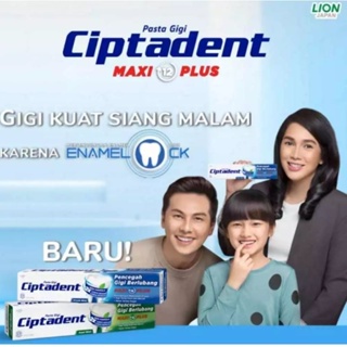 Ciptadent Cool Mint MAXI 12 Plus 190gram Pasta Gigi