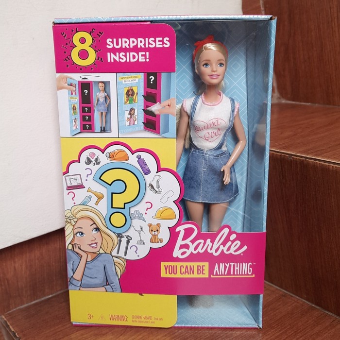✅New Barbie Surprise Doll Dengan 2 Outfit Career Berkualitas