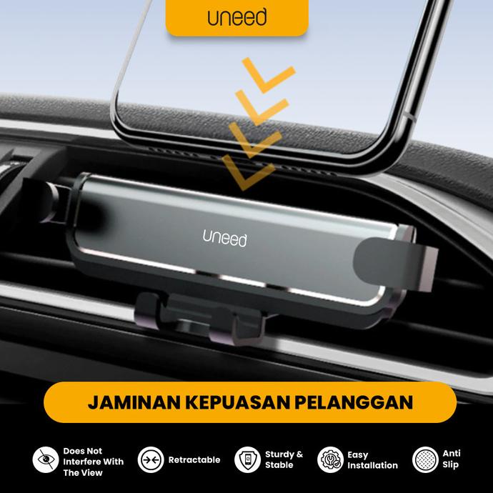 UNEED Car Holder Handphone Air Vent Smartphone Car Mount Holder UPH301
